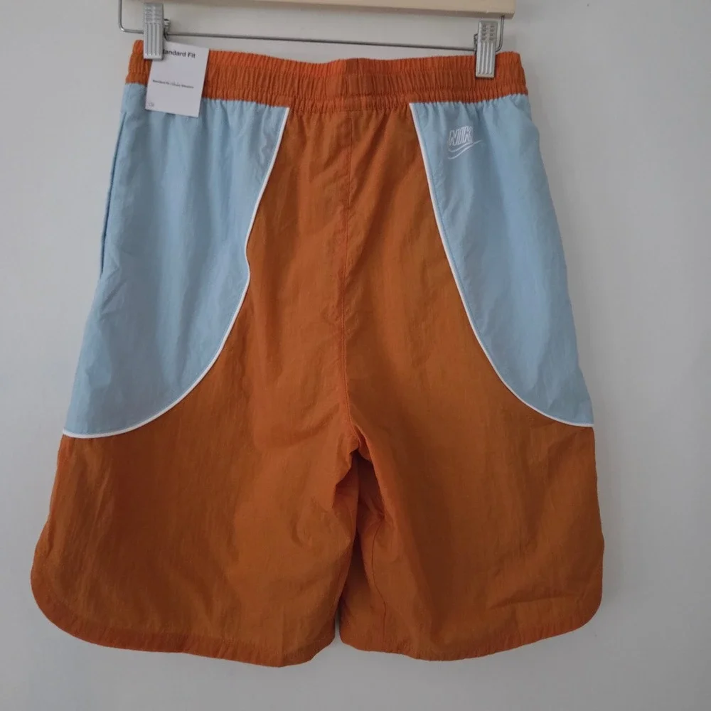 NEW Nike Kids DX5099‎ 815 Orange Blue White Athletic Shorts Size XL